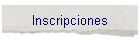 Inscripciones